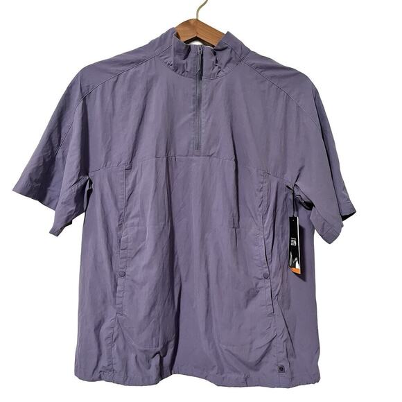 Mountain Hardwear Tops - Mountain Hardwear 1/4 Zip Athletic Shirt Size M Purple UPF 40 Hiking Women's